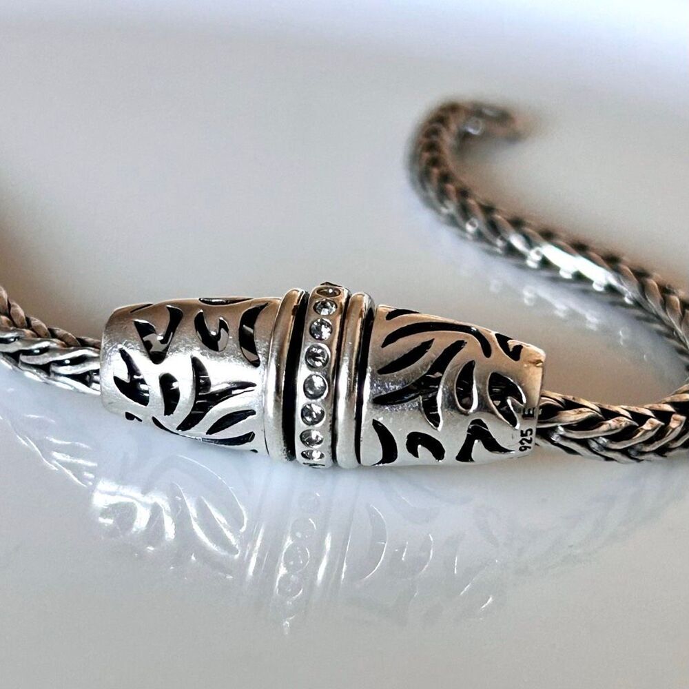 CHAMILIA Zebra from The Swarovski Collection Long Barrel Charm CHAM 925S Safari
